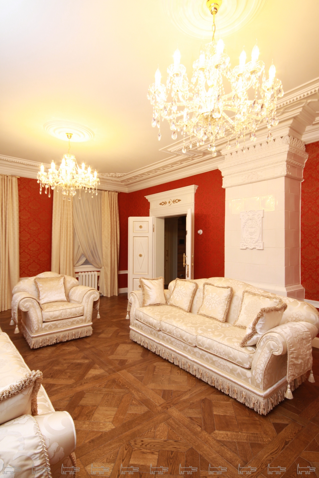 Интерьер в усадьбе Винтовкина воссоздан по архивным материалам.