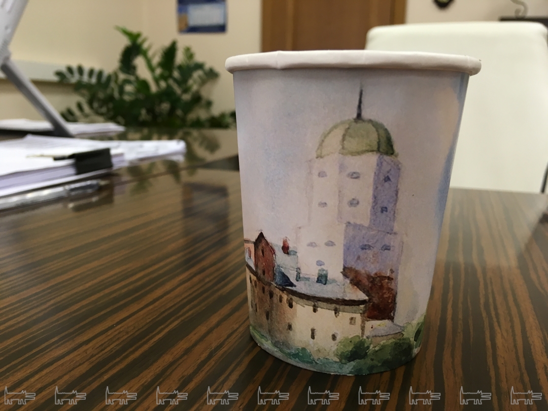 Фирменный стаканчик Выборгского замка