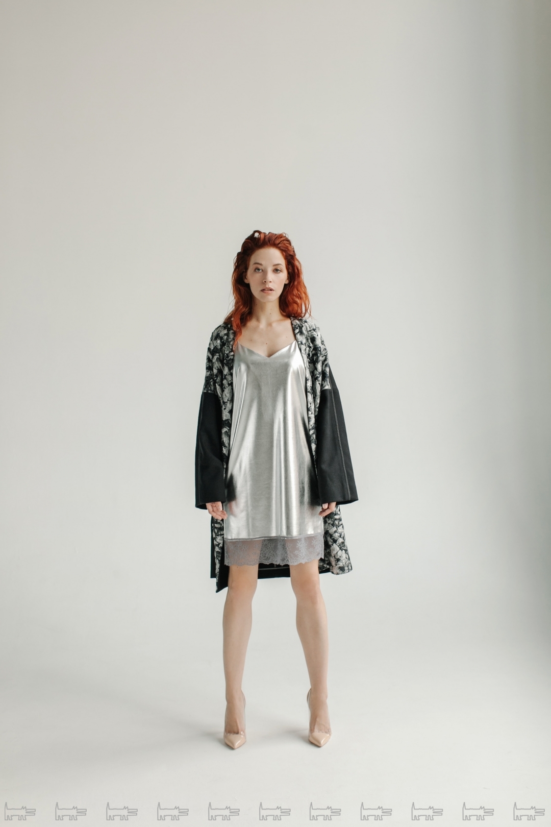 На Полине Толстун: жакет JM Studio, платье NERGO