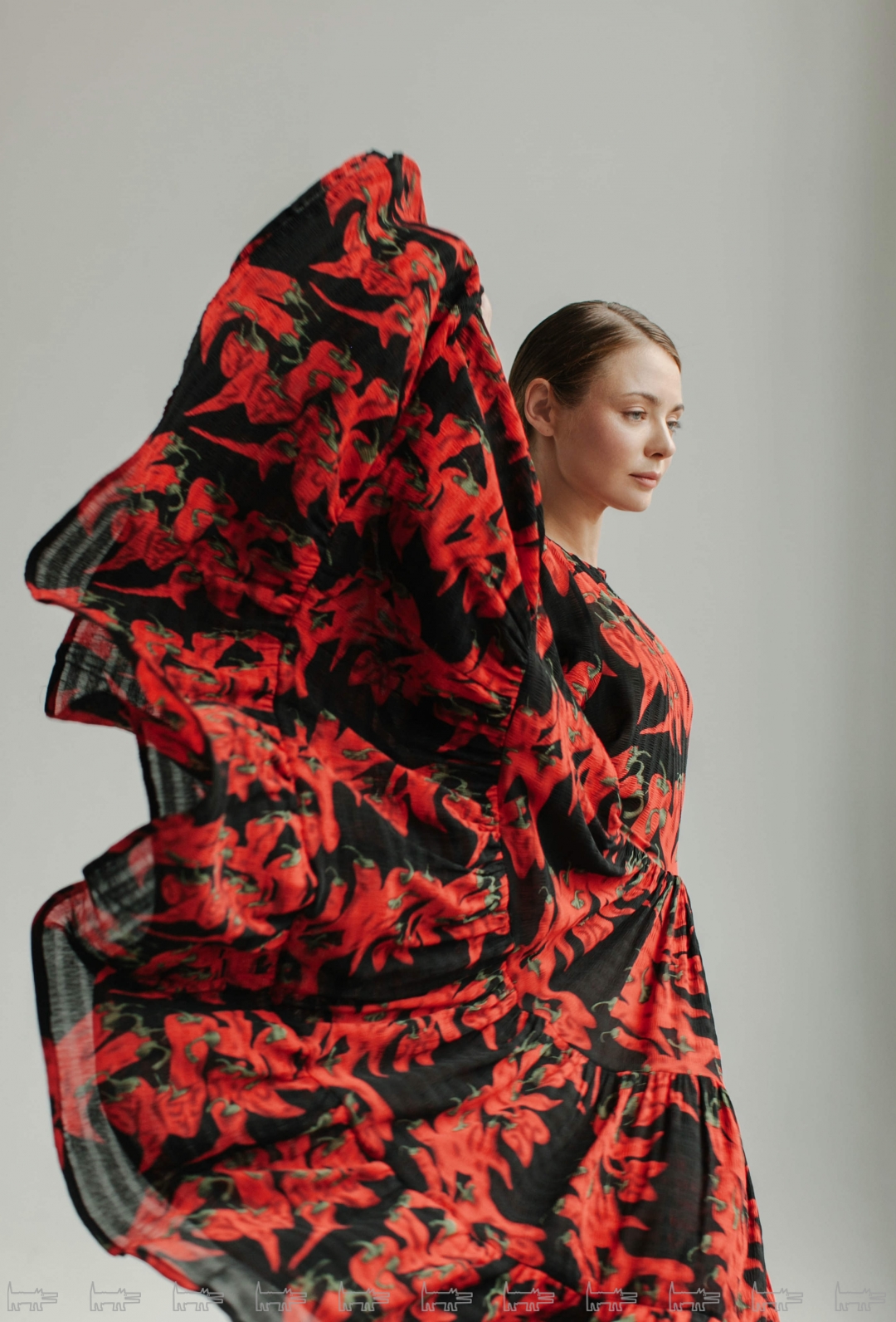 На Карине Разумовской: платье Nina Shterenberg