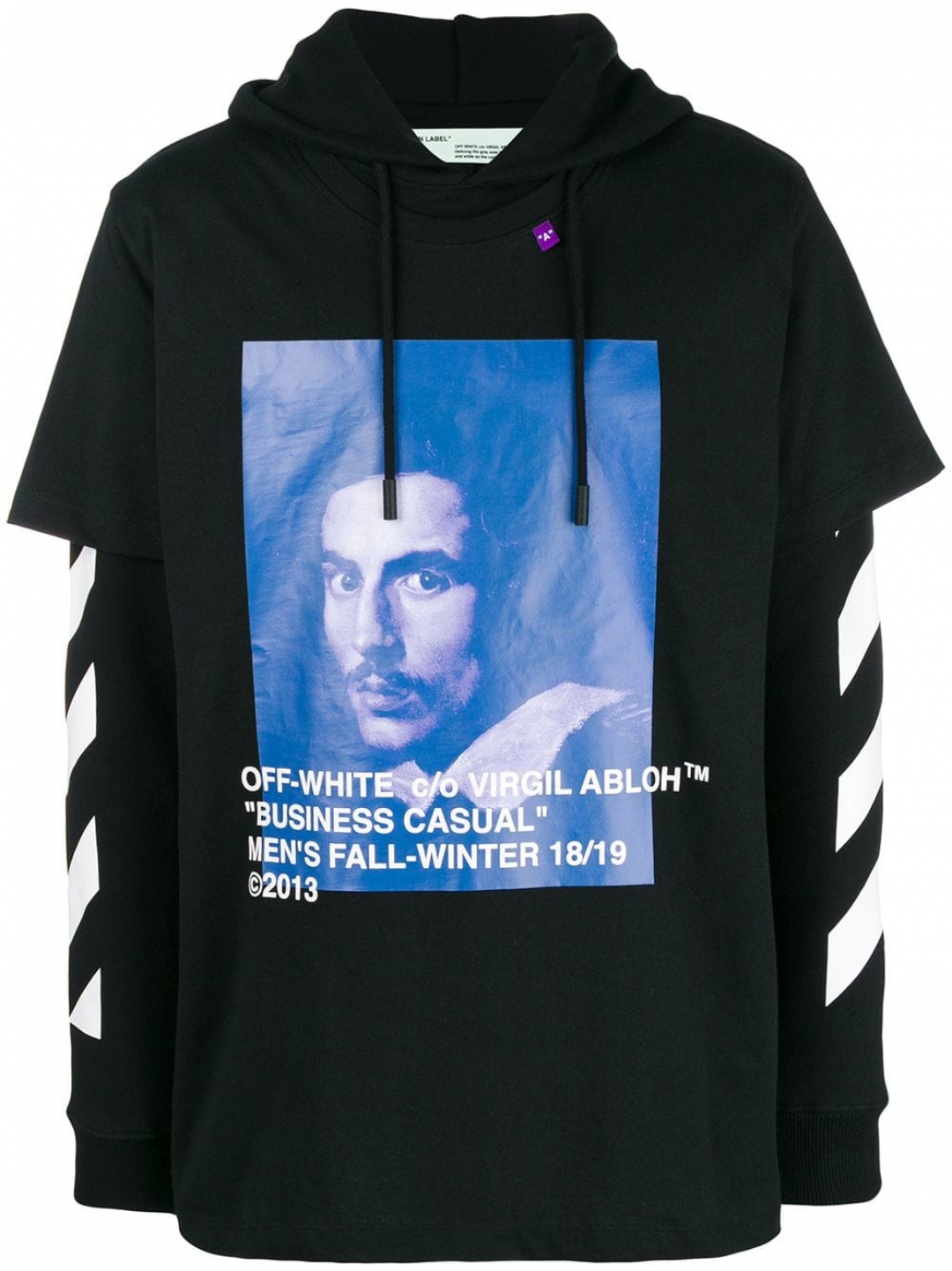 Off white business casual hoodie clearance