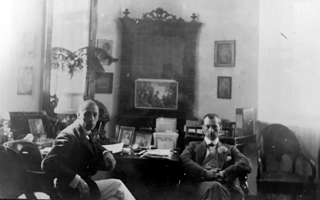 Игорь Стравинский со старшим братом Юрием — прапрадедом Анастасии Козаченко-Стравинской