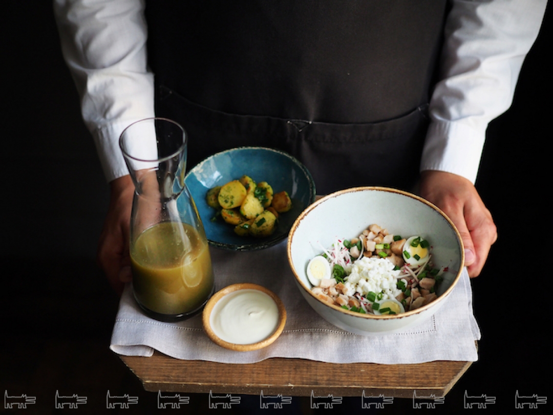 Холодный щавелевый суп