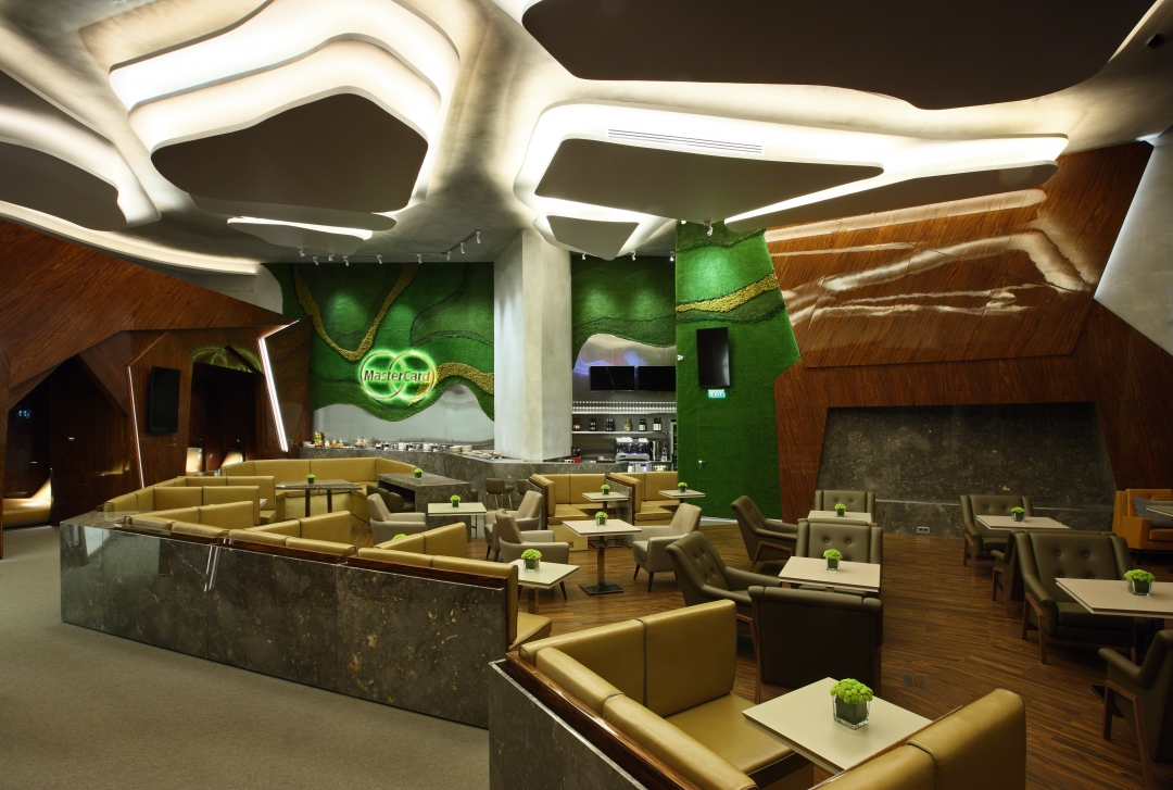 Бизнес-зал Mastercard Lounge, Москва, аэропорт Шереметьево, открылся 24.11.2015Посадочных мест: 70