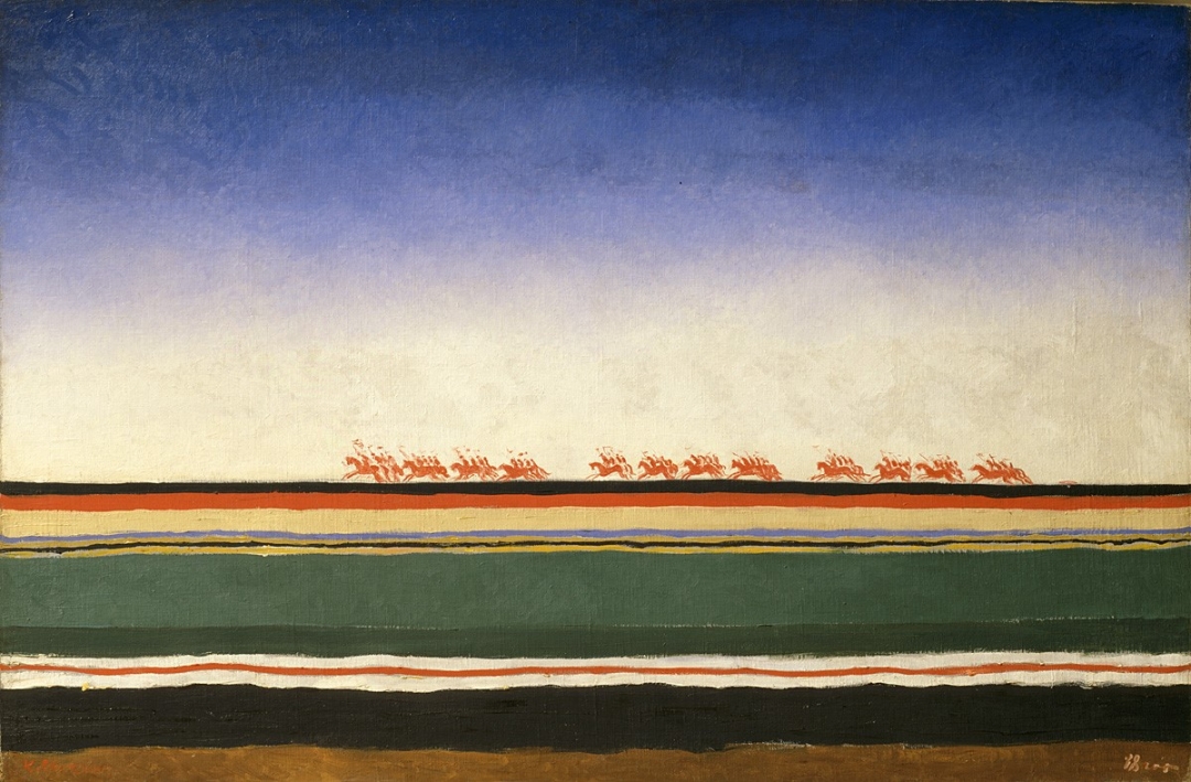 Казимир Малевич «Скачет красная конница»