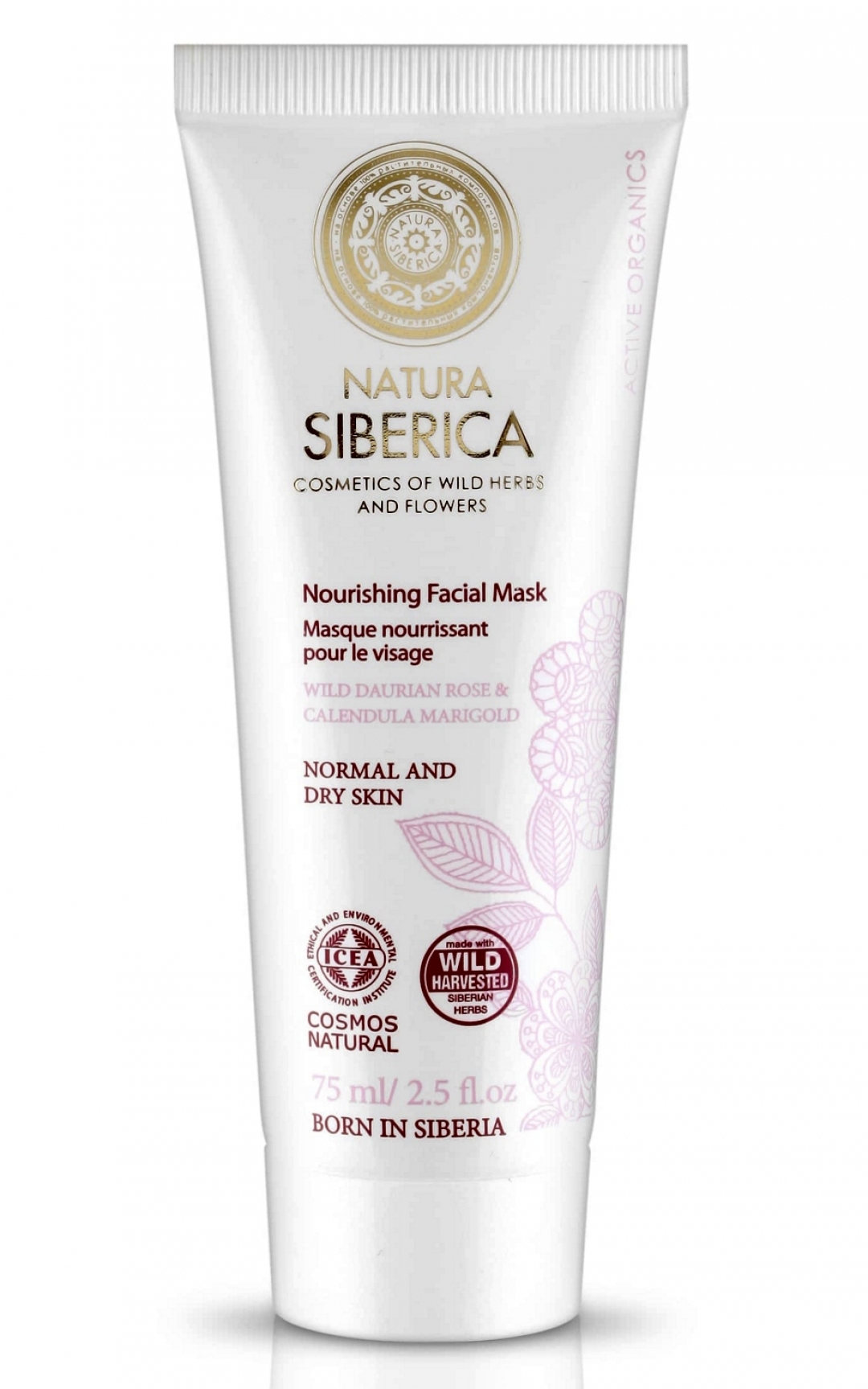 Маска Natura Siberica с даурской розой и календулой
