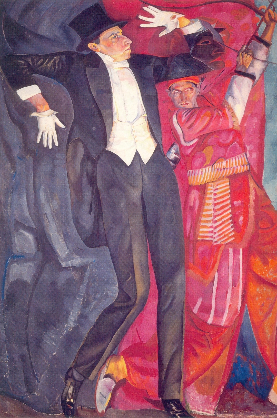 Б.Д.Григорьев "Портрет В.Э.Мейерхольда", 1916 г.