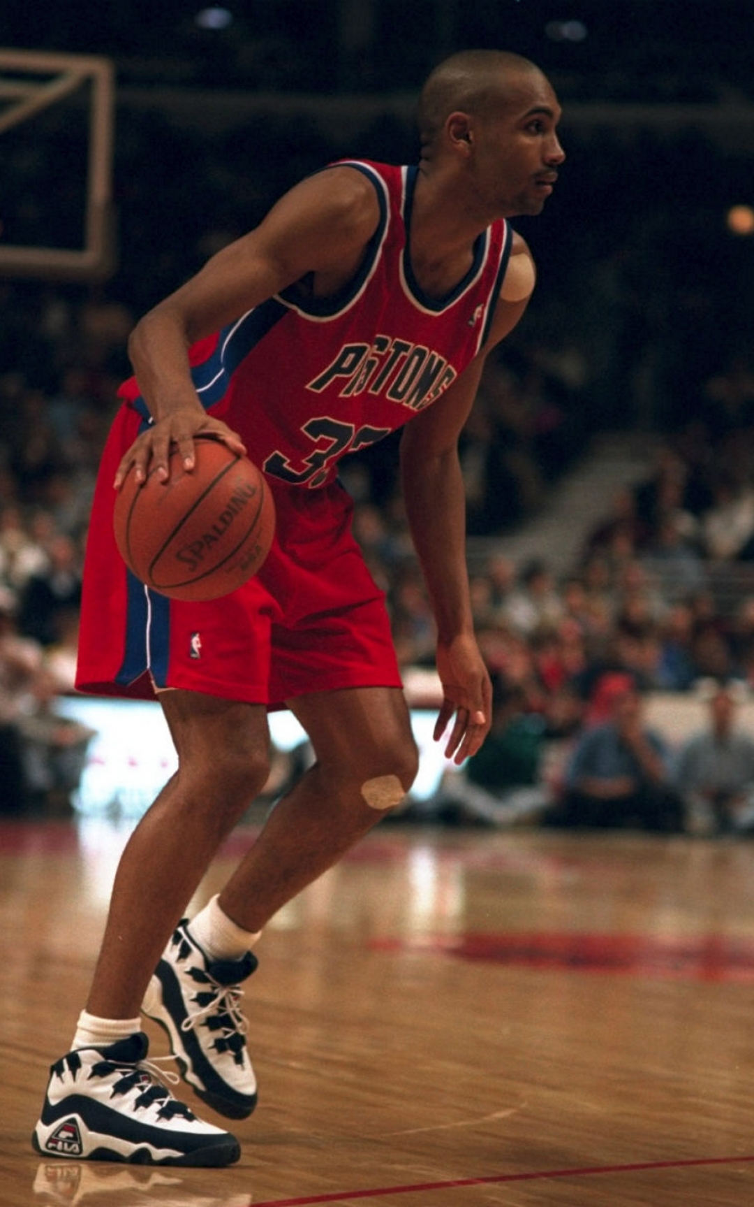 Игрок NBA Грант Хилл в Fila