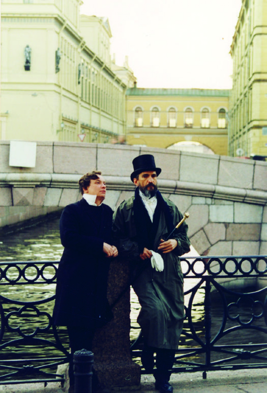 Андрей Хлобыстин и Тимур Новиков. 1999 год. Фото М. Новиковой-Савельевой