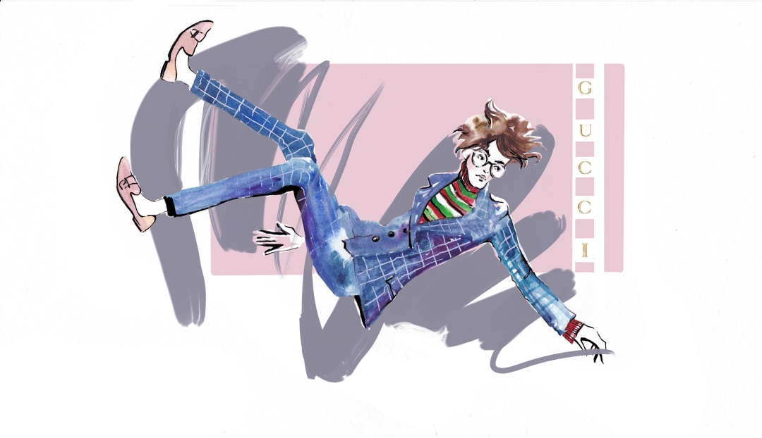 Триптих «Парящая симфония». Gucci