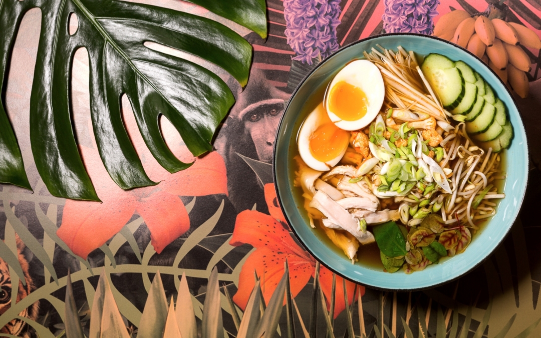 Куриный суп с лапшой и цветной капустой