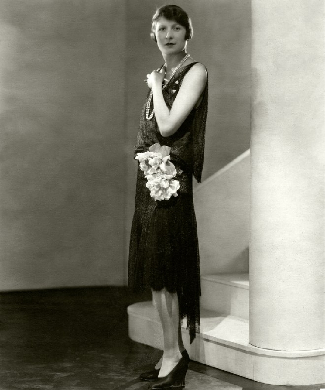 Модель в платье Jean Patou, фото: George Hoyningen-Huene, Vogue, 1928 год
