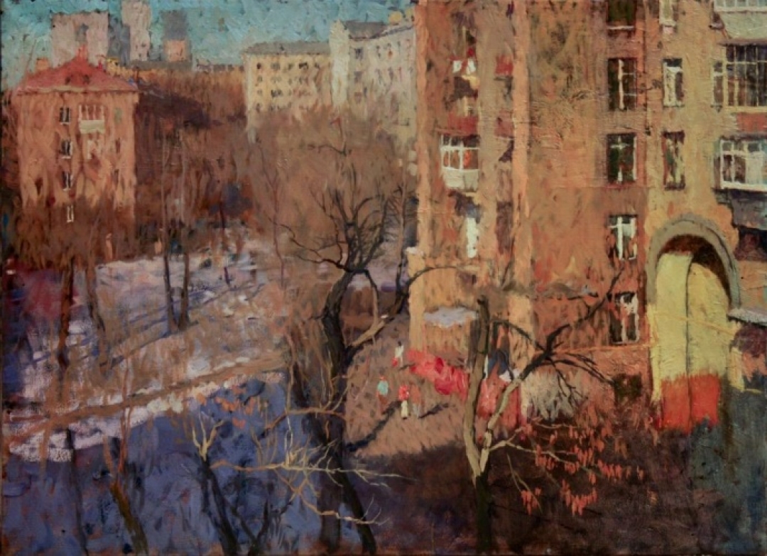 Наталия Зайцева. Весна во дворе. 2011.