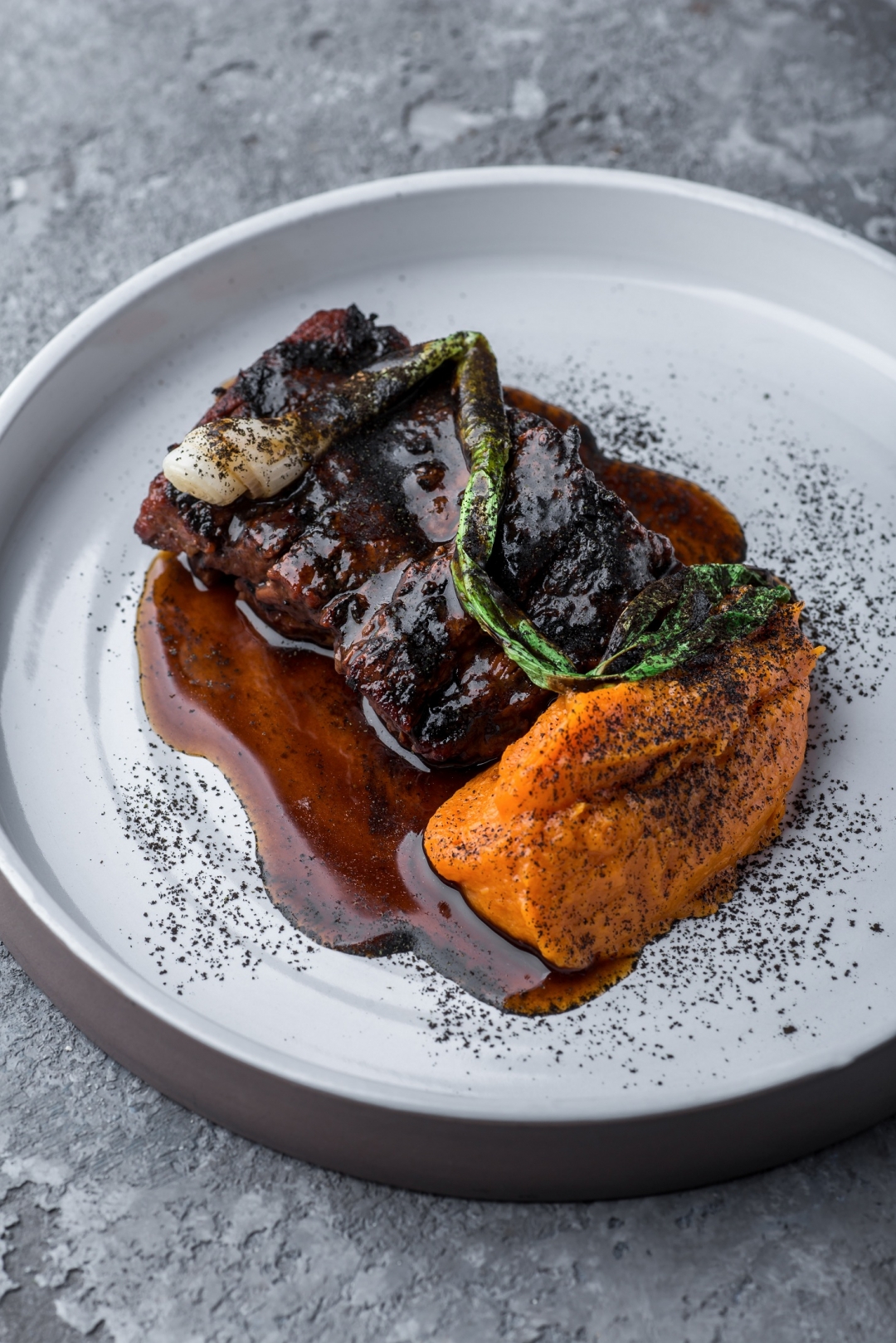 Филе миньон с бататом