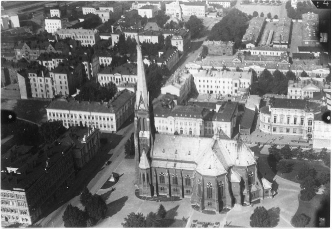 Выборгский кафедральный собор до разрушения Выборгский кафедральный собор до разрушения