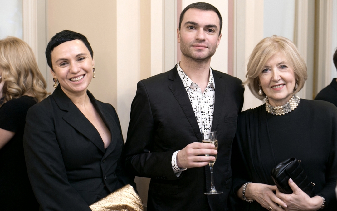 С PR-директором фестиваля «Дягилев. P.S.» Натальей Плехановой и главным балетмейстером Пермского театра оперы и балета Алексеем Мирошниченко. 2017 год