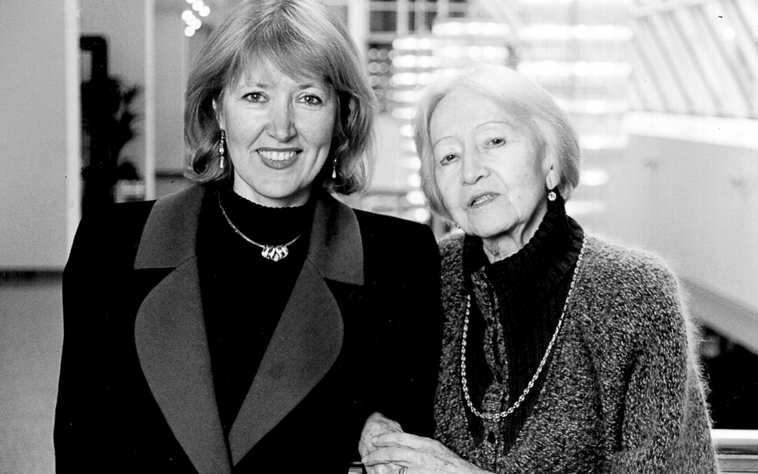 С великой балериной Галиной Улановой. 1996 год