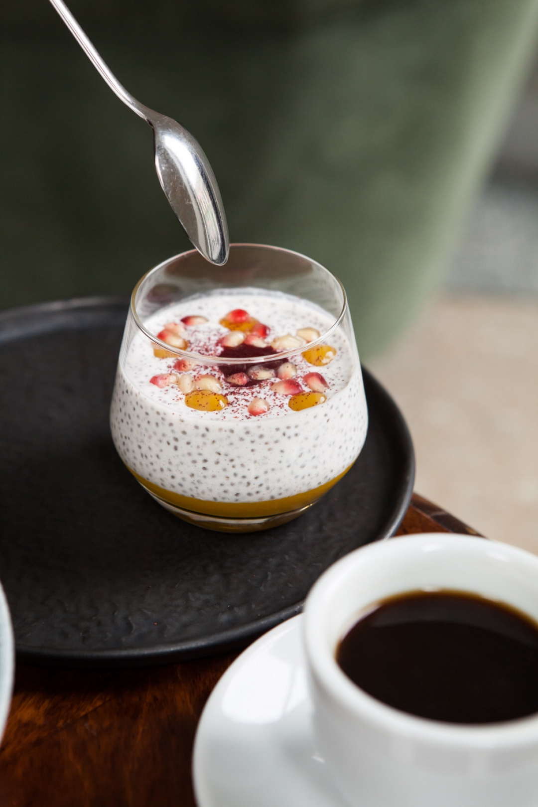 Манго-пудинг с чиа