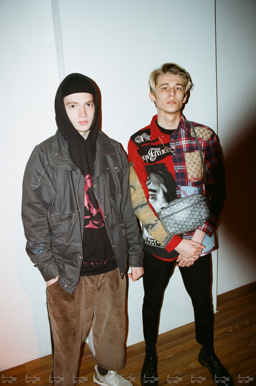 На Славе: кофта и штаны «Богема». На Марке: каcтомизированная рубашка 1of1