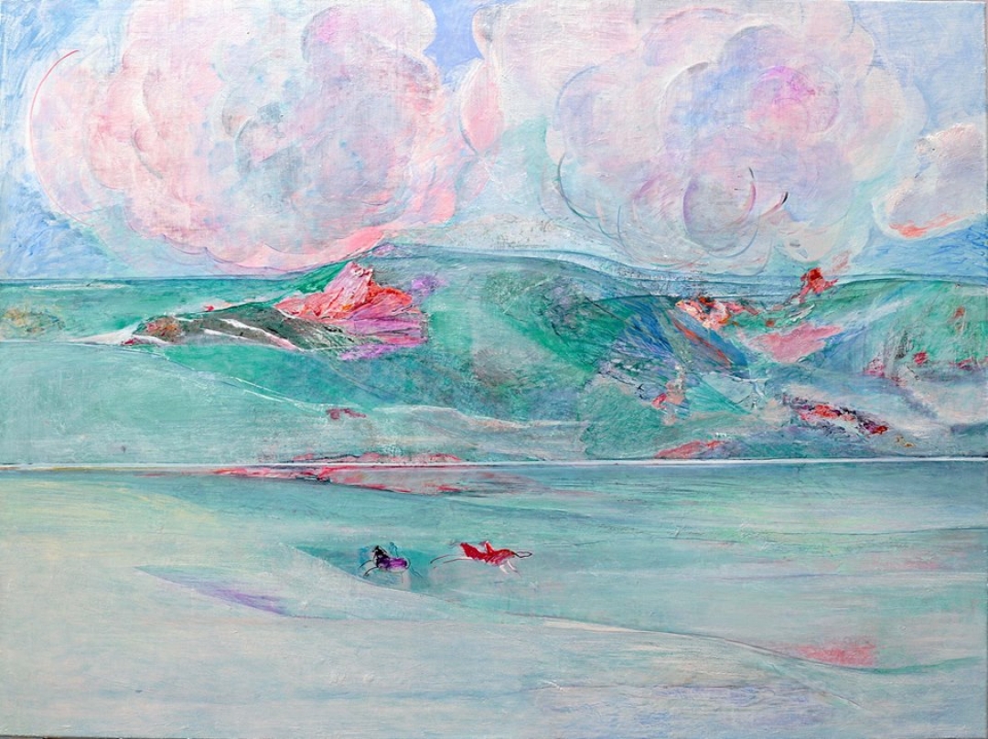 «Пейзаж с облаками», 2018