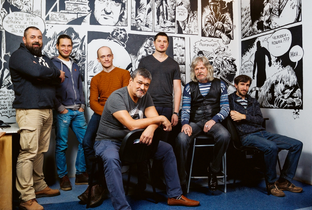 Слева направо: Виктор Косарев, Александр Назаров, Александр Кротов, Артур Абдрахманов, Ренат Янборисов, Игорь Трощенко, Василий Киселев