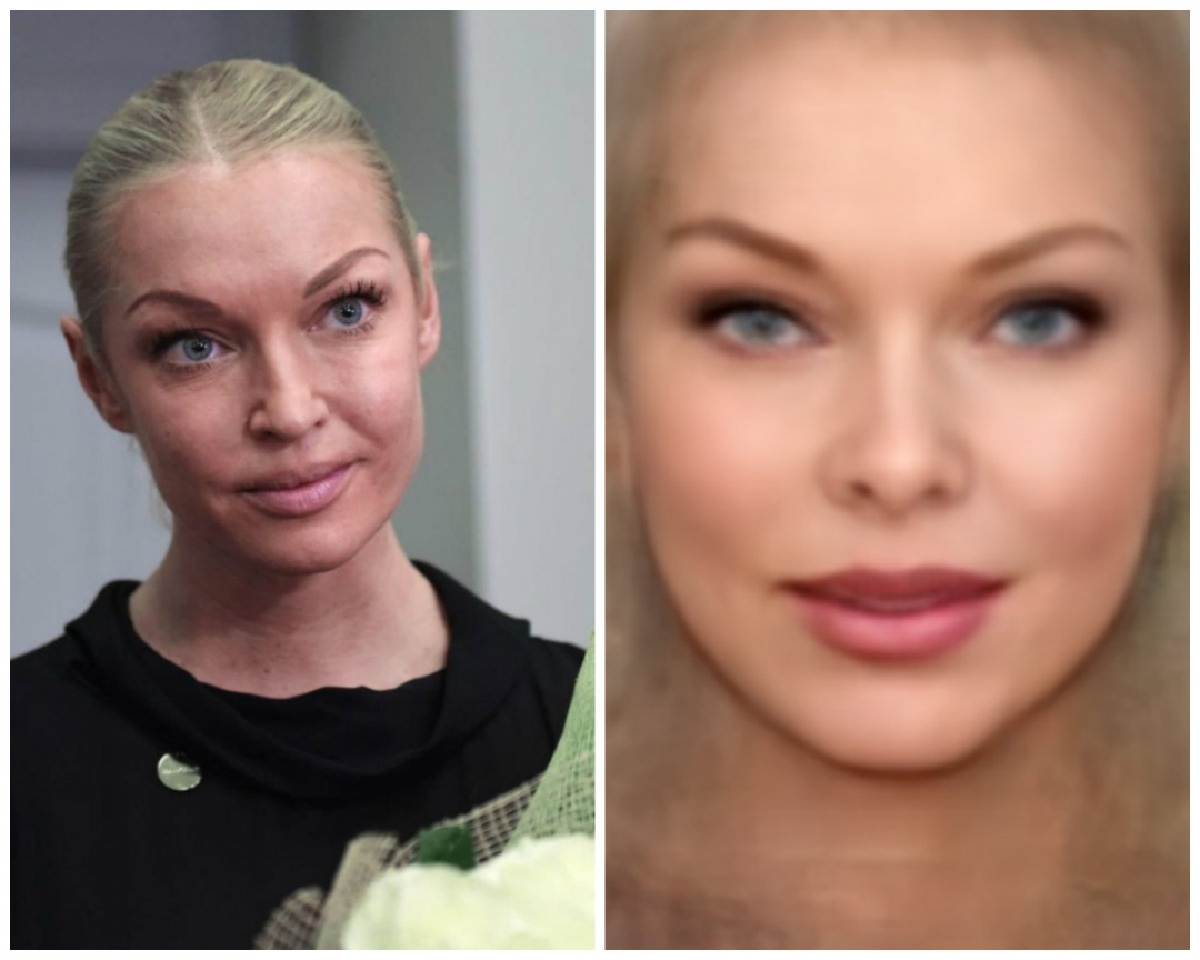 Анастасия Волочкова и то, как ее видит сеть AI Portraits