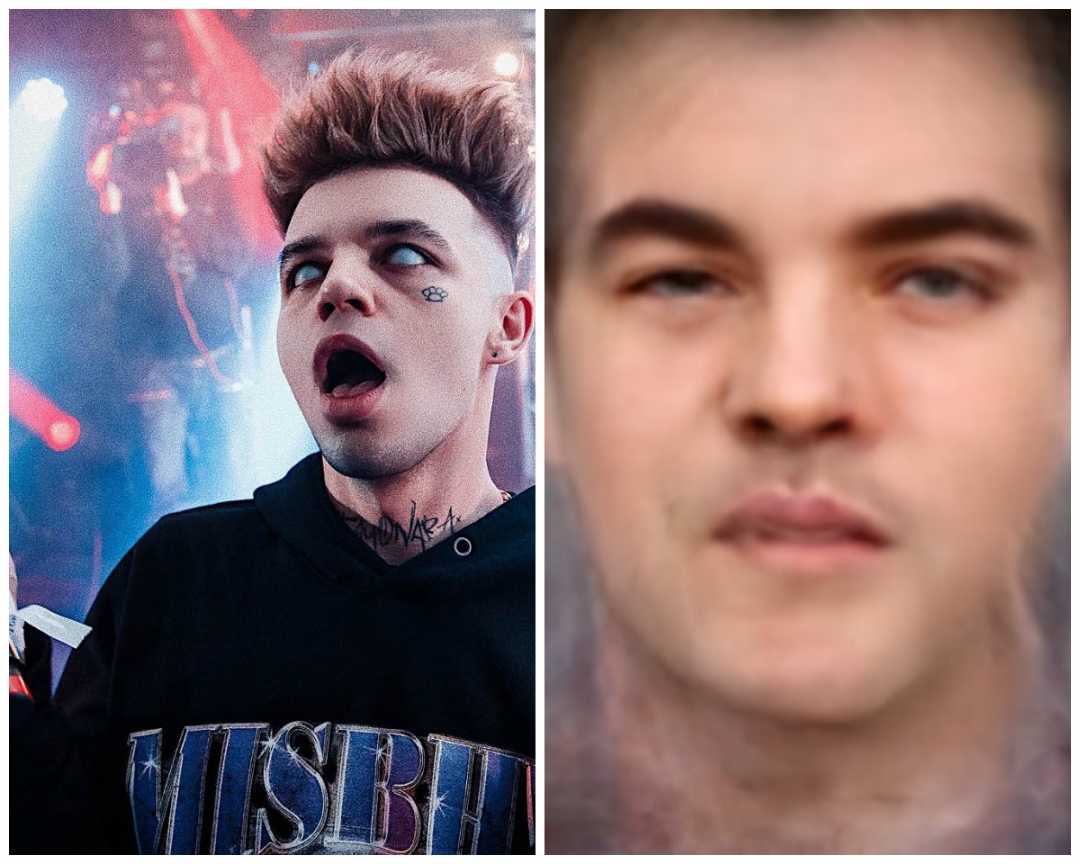 Элджей и то, как его видит сеть AI Portraits