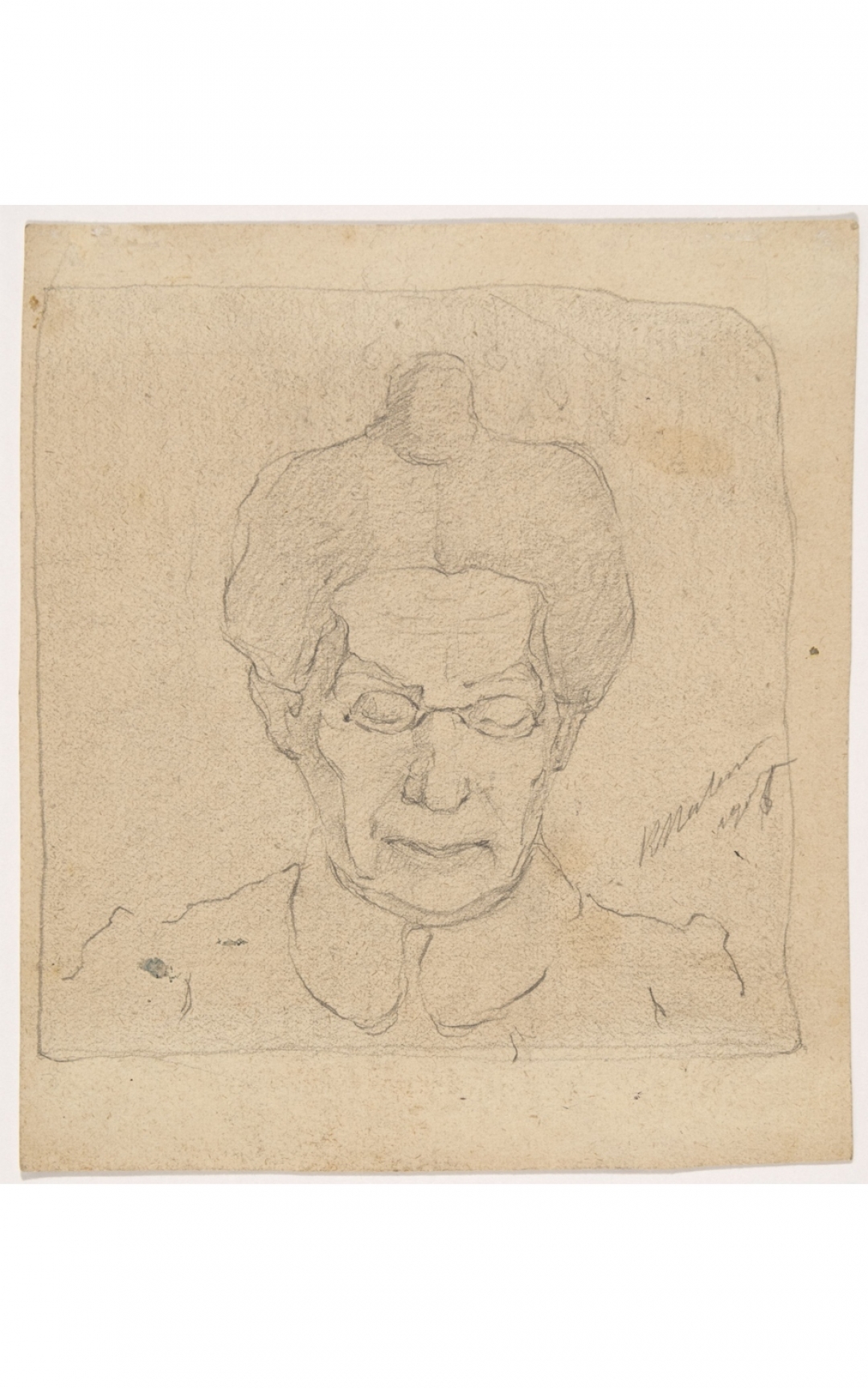 Женский портрет (Портрет матери?). 1900-е.