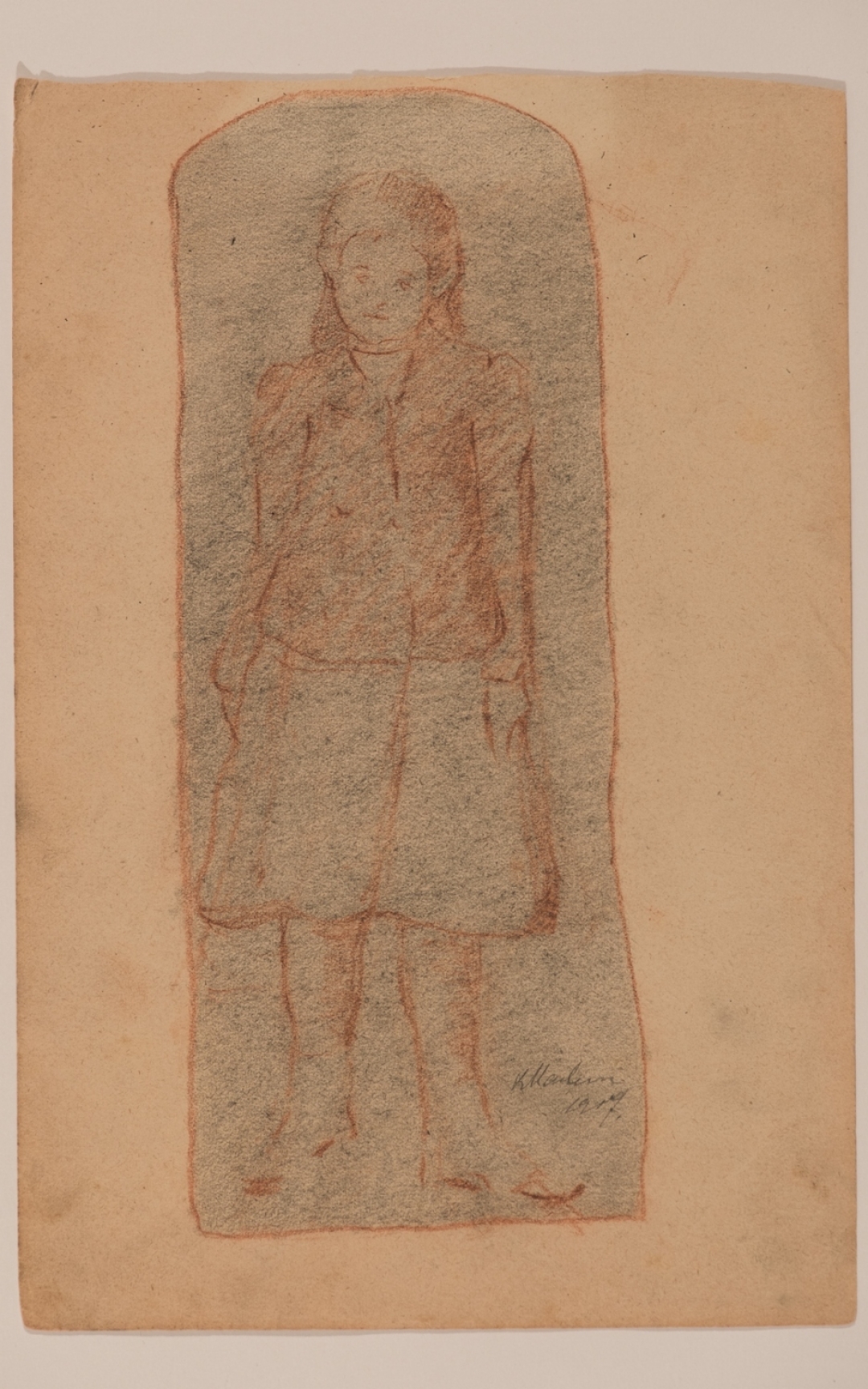 Стоящая девочка. 1907.