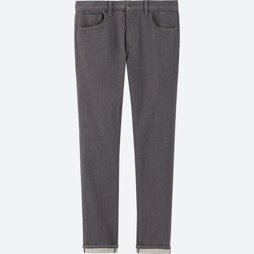 Зауженные мужские эластичные джинсы селвидж, 2999 руб.