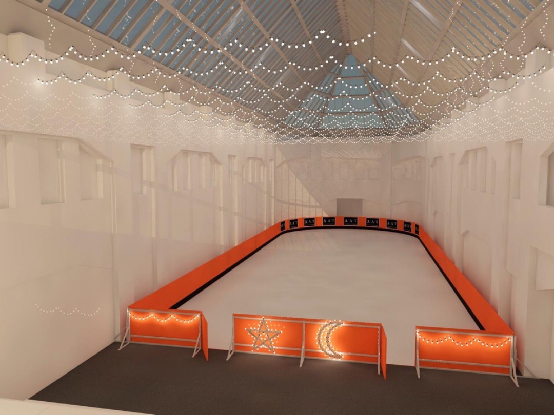 Эскизы катка ДЛТ, который откроется 1 декабря