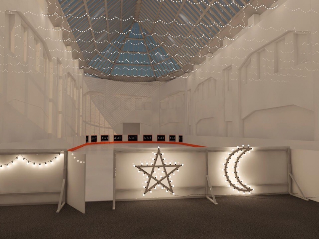 Эскизы катка ДЛТ, который откроется 1 декабря