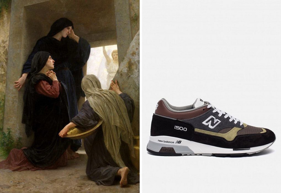 Вильям Бугро «Святые жены у Гроба Господня» (1890) и кроссовки New Balance M 1500 BGG