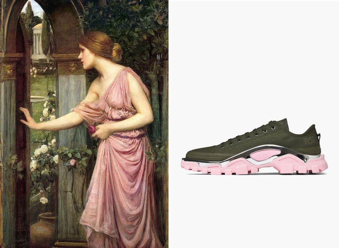 Джон Уильям Уотерхаус и кроссовки adidas by Raf Simons Detroit Runner