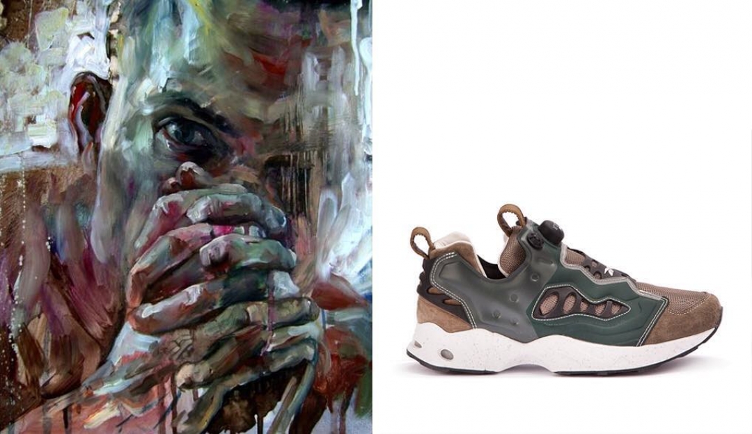 Jakub Kujawa и кроссовки Reebok X Garbstore Instapump Fury Road