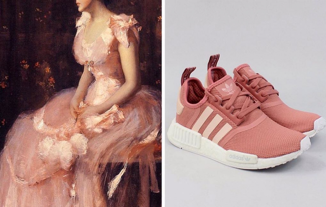 Уильям Чейз «Леди в розовом» и кроссовки adidas NMD R1 Raw Pink