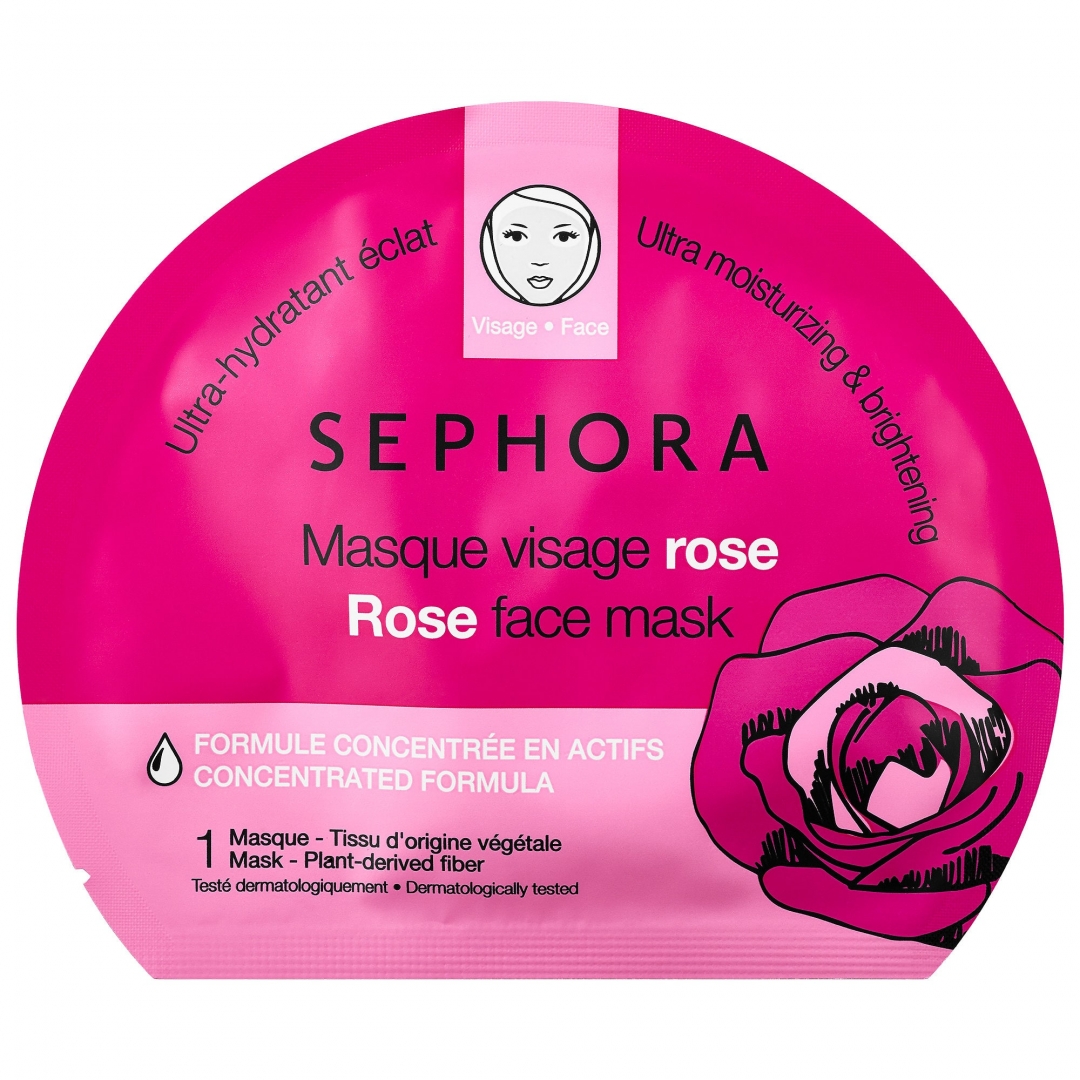 Маска для лица SEPHORA с экстрактом розы