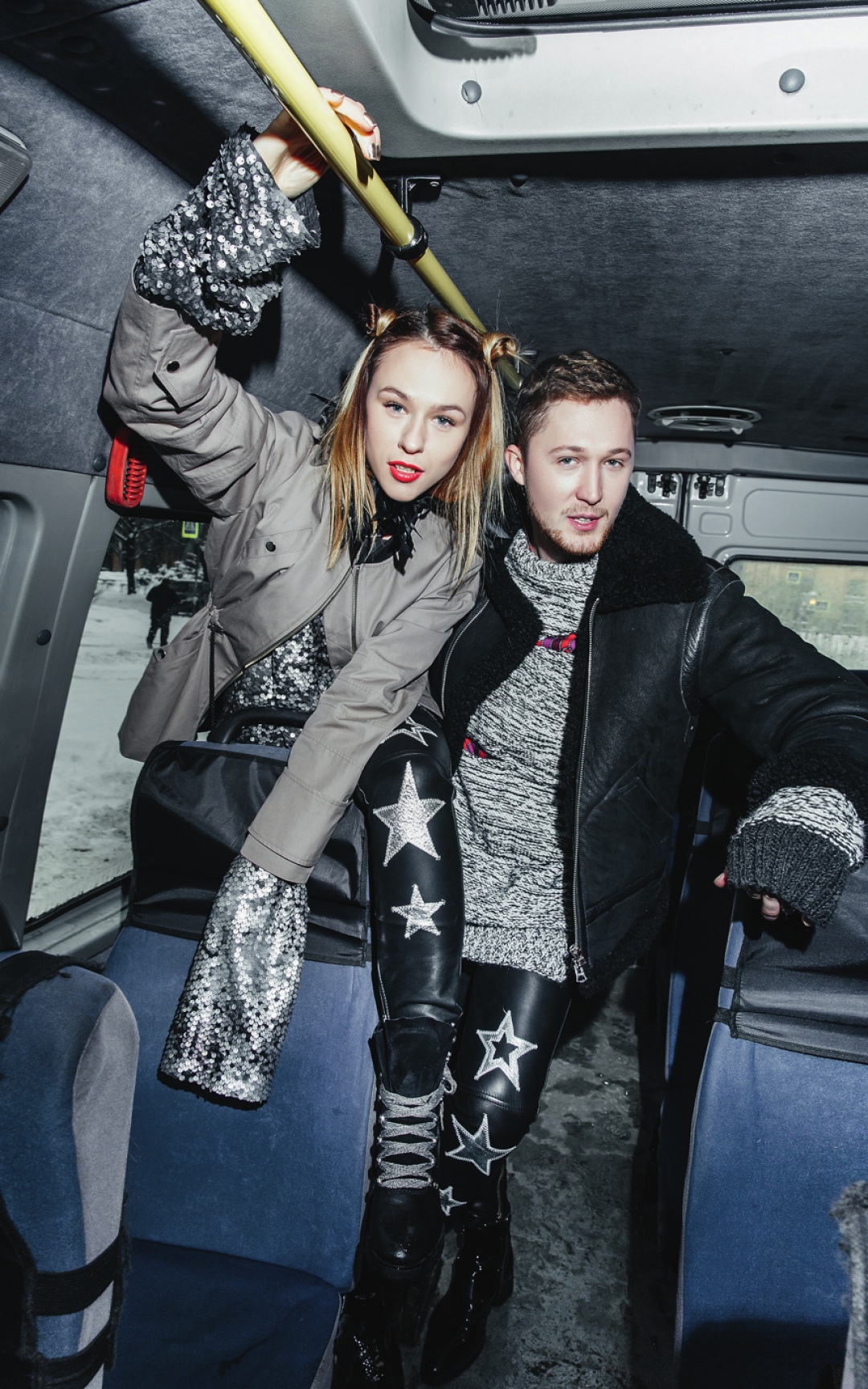 Номинация «Коллаборация моды и шоу-бизнеса» — Юра Питенин и Катя Иванчикова (IOWA), 2016