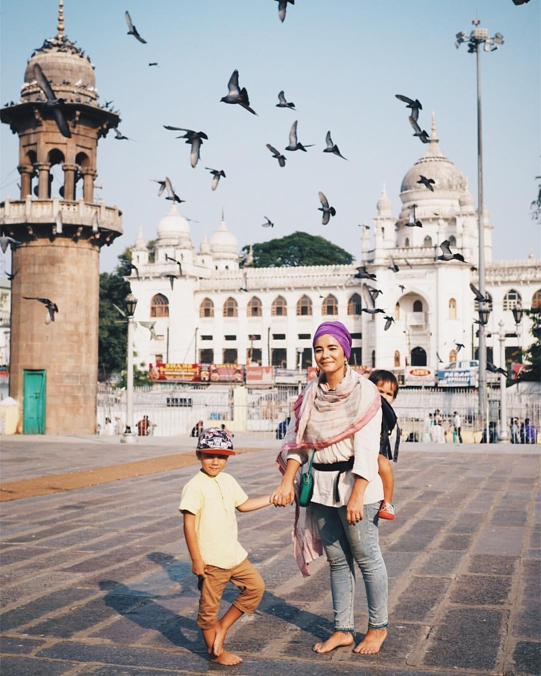 Сафаевы с интересом узнают о культуре и обычаях всех мест, где бывают.