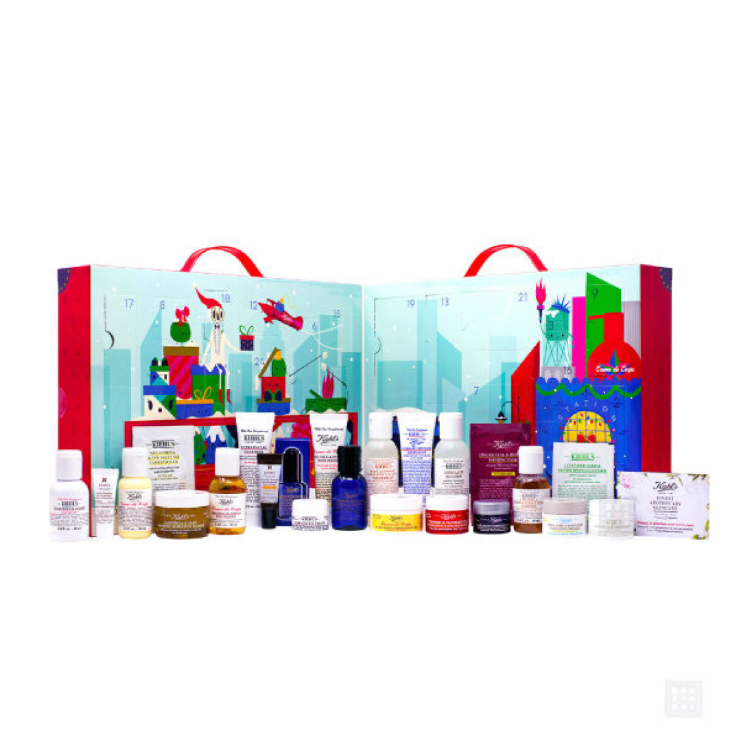 Лимитированный новогодний набор от Kiehl's c миниатюрами самых популярных продуктов, 4800 рублей (Kiehl's)
