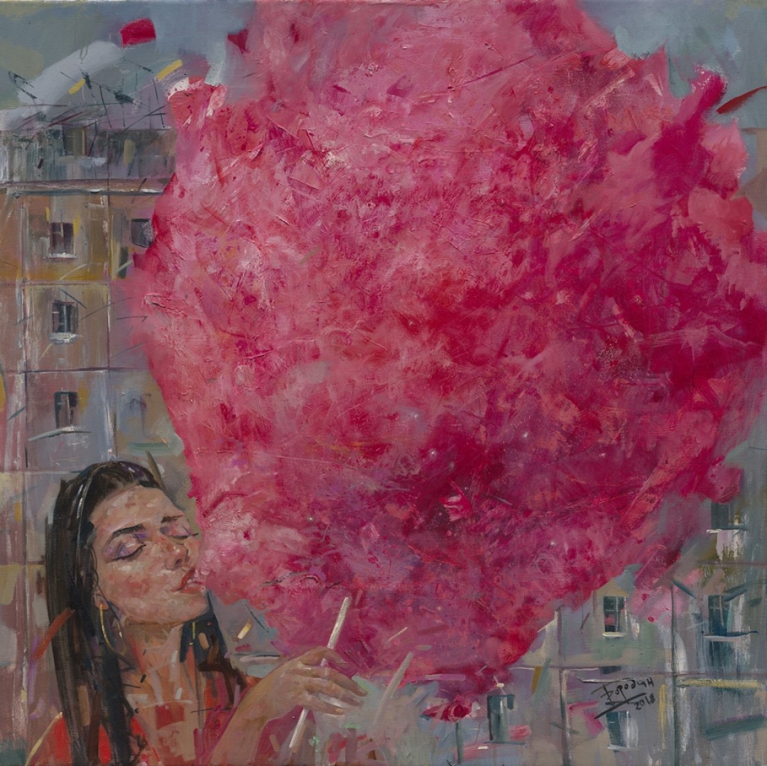 Принт «Розовая вата», Кирилл Бородин, 3 290 руб.