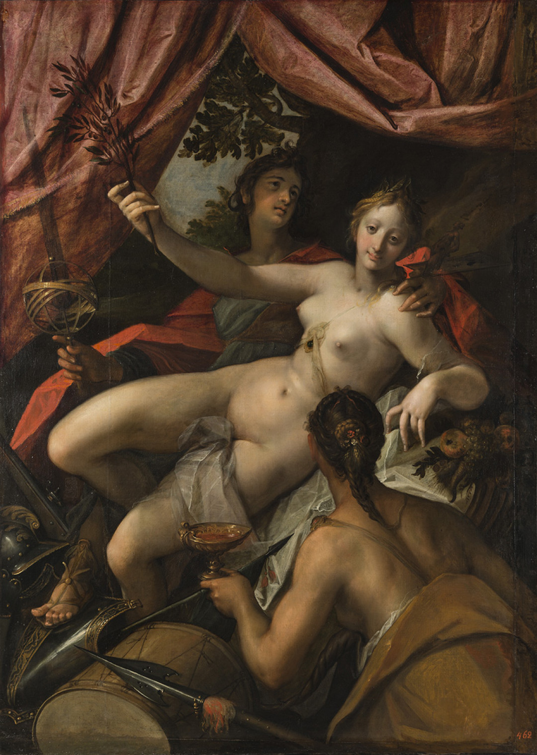 «Аллегория Мира, Искусства и Изобилия» Ганс фон Ахен. Около 1590 г.