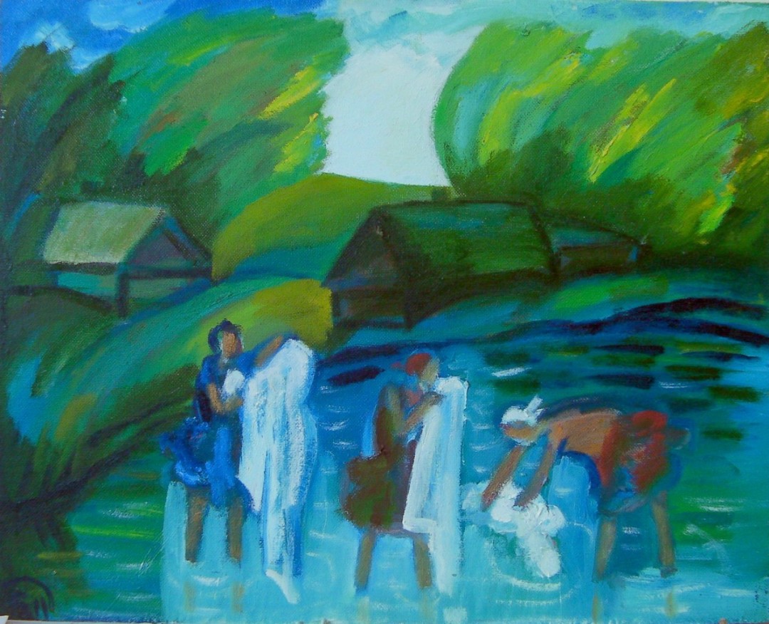 "Стирка на озере", 2011 г.