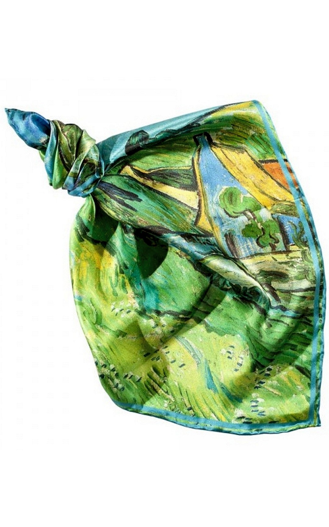 Платок с картиной Ван Гога «Хижины», 3490 рублей (Hermitage Shop)