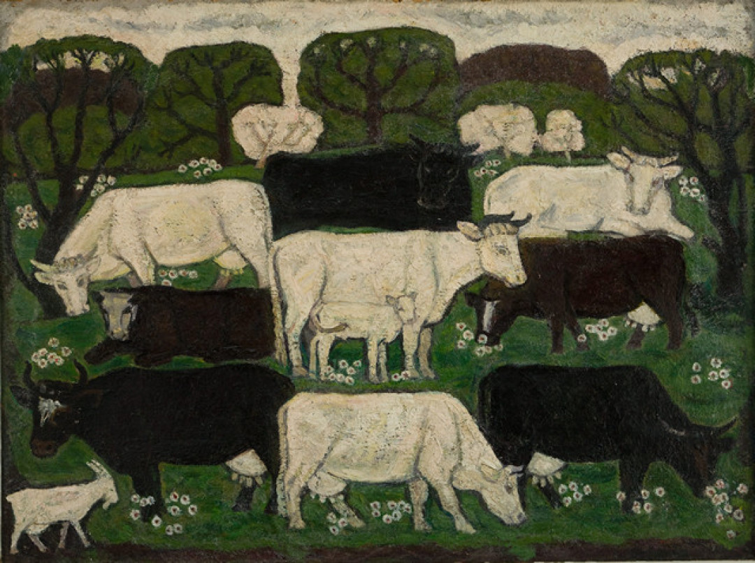 Иван Карпунов. На зеленой поляне. Самарский художественный музей.