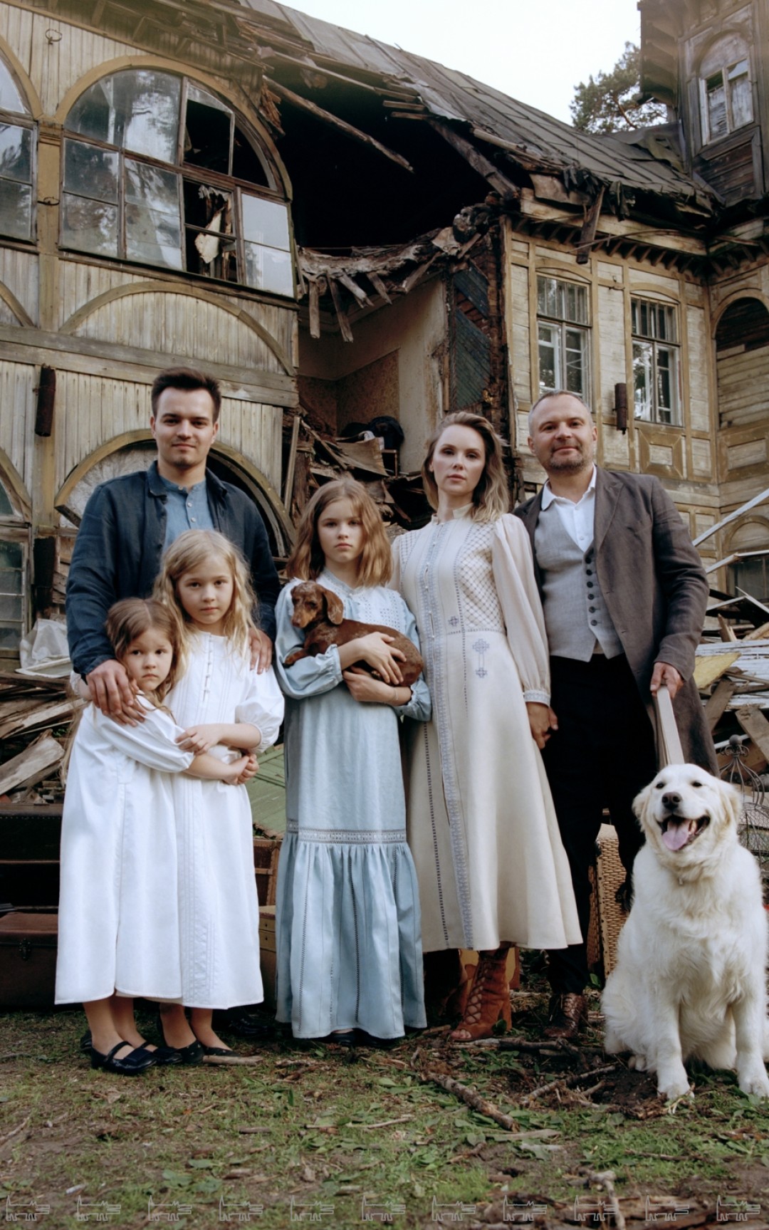 Семья Георгиевых в съемке «Собака.ru» в июне 2018 года