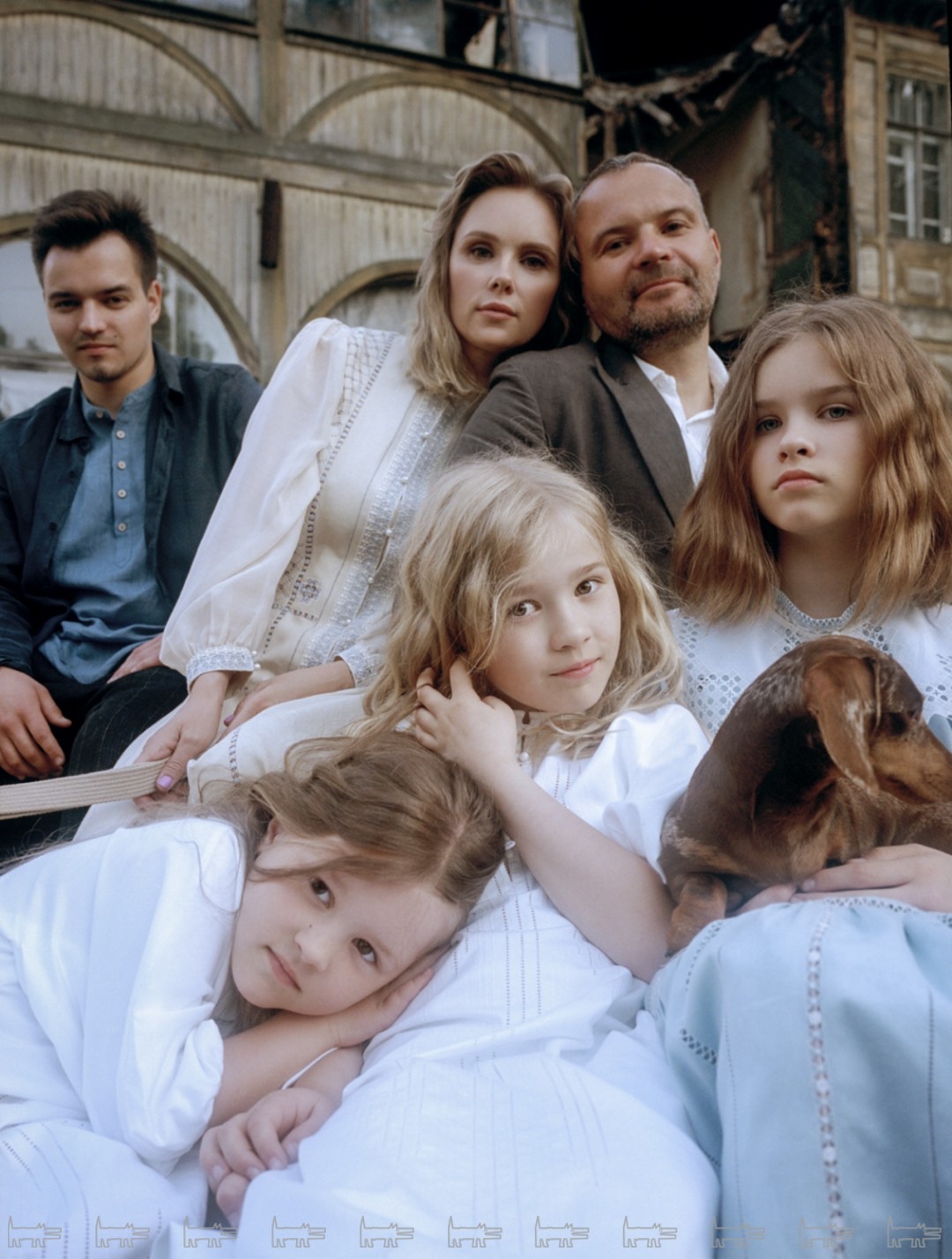 Семья Георгиевых в съемке «Собака.ru» в июне 2018 года