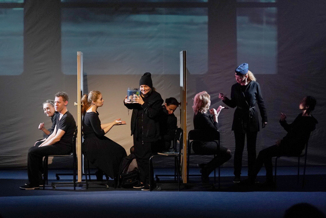 Кадр с предпремьерного прогона