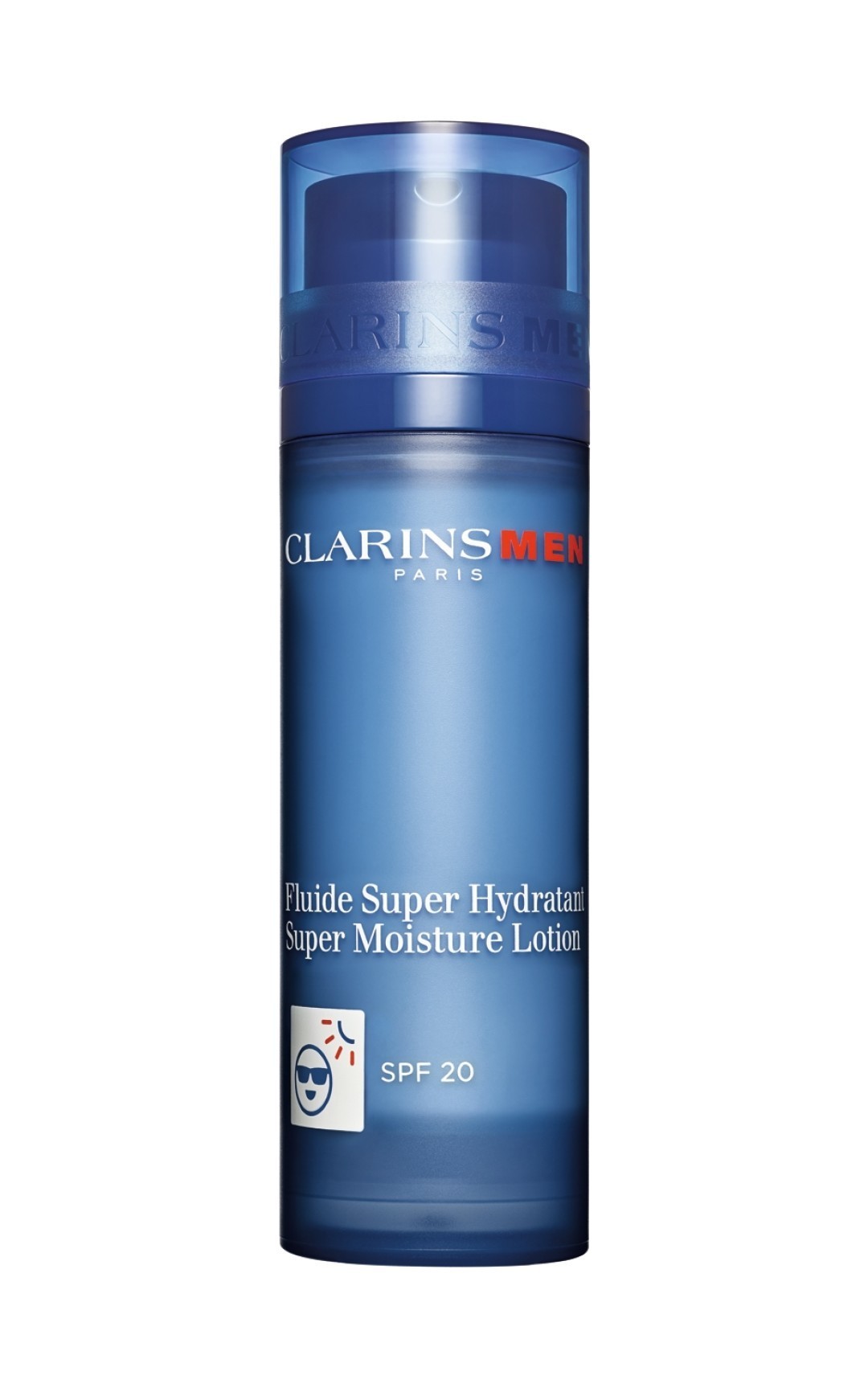 Интенсивно увлажняющий лосьон для лица Clarins Men Fluide Super Hydratant SPF 20, 2415 рублей («Иль де Ботэ»)