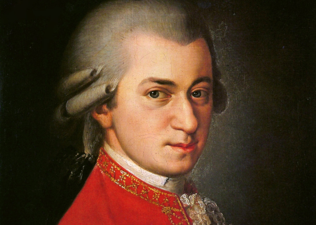 Посмертный портрет Моцарта работы Барбары Крафт (1819)
